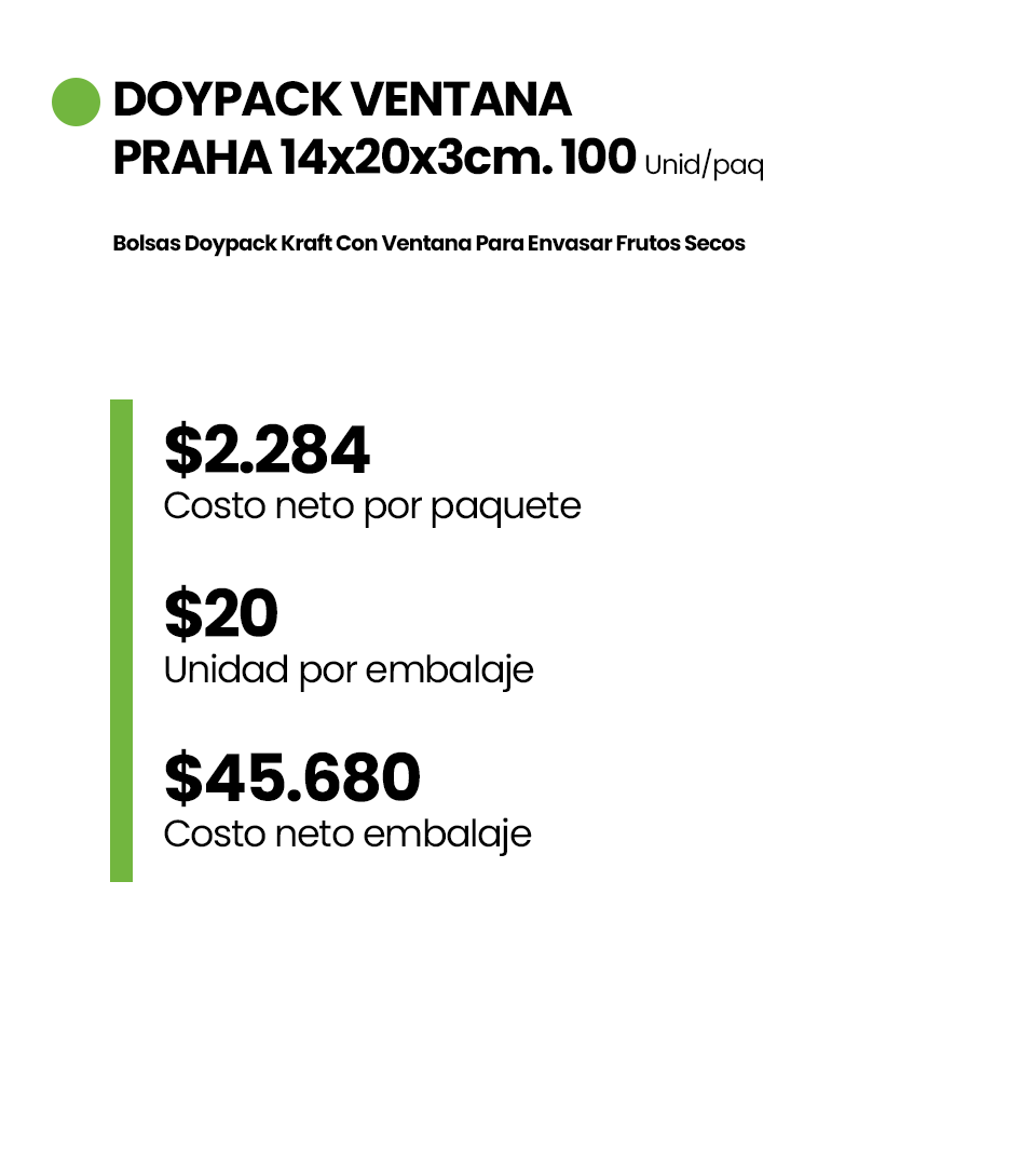 DOYPACK VENTANA PRAHA 14x20x3cm