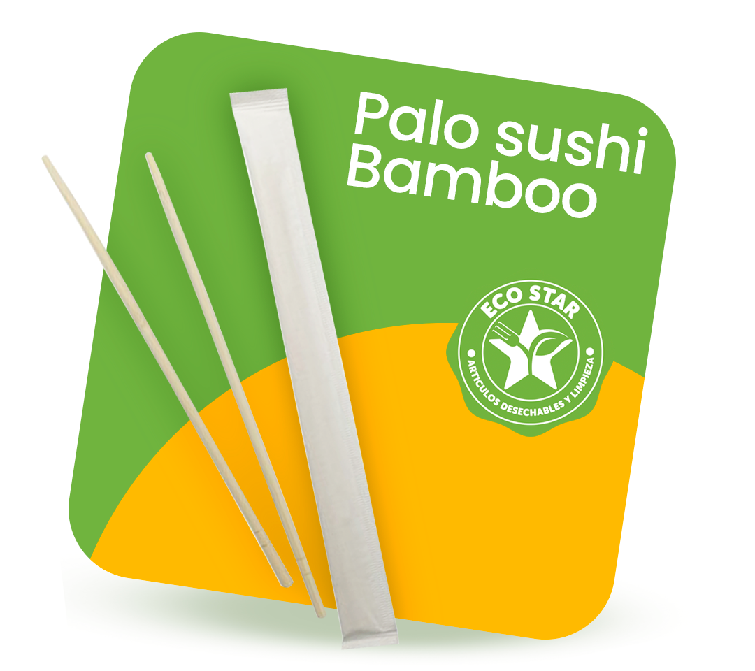 PALO SUSHI BAMBOO 19.5 cm (100 UND)