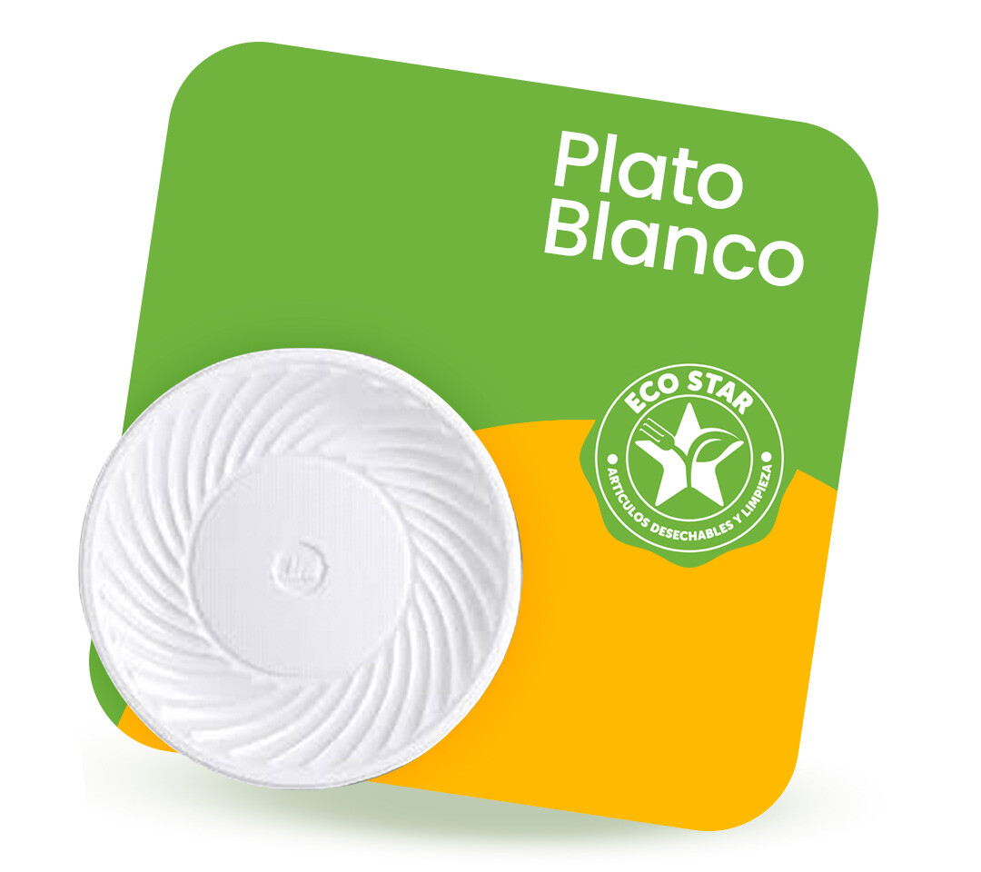 PLATO SG N°18 BLANCO IMG